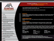 Tablet Screenshot of americanfireproofing.com